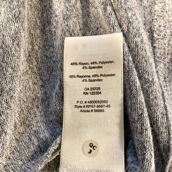 WILFRED COBER RELAXED GRAY SHIRT DRESS - Picture 9 of 10